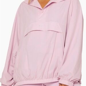 SET Active Light Pink Pullover Jacket